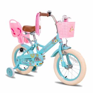 JOYSTAR Little Daisy 14 Inch Kids Bike for 3 4 5 Years Girls with Handbrake